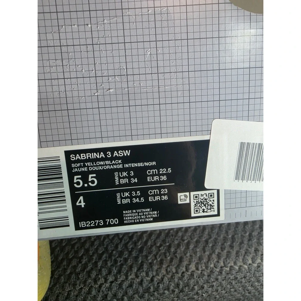 Nike Sabrina 1 ASW Basketball Shoes Soft Yellow Orange IB2273-700 Womens 5.5